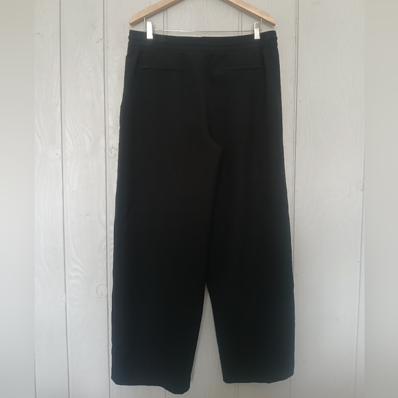 Athleta Black Wide Leg Stride Pants Size Large - Picture 8 of 14